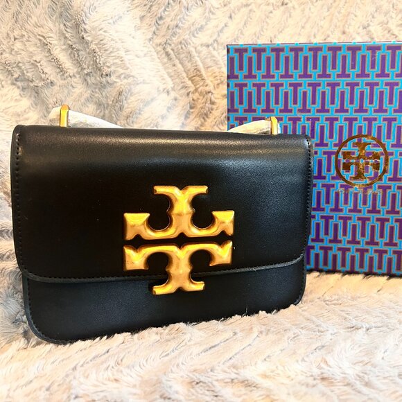 Tory Burch Eleanor Small Black Purse
